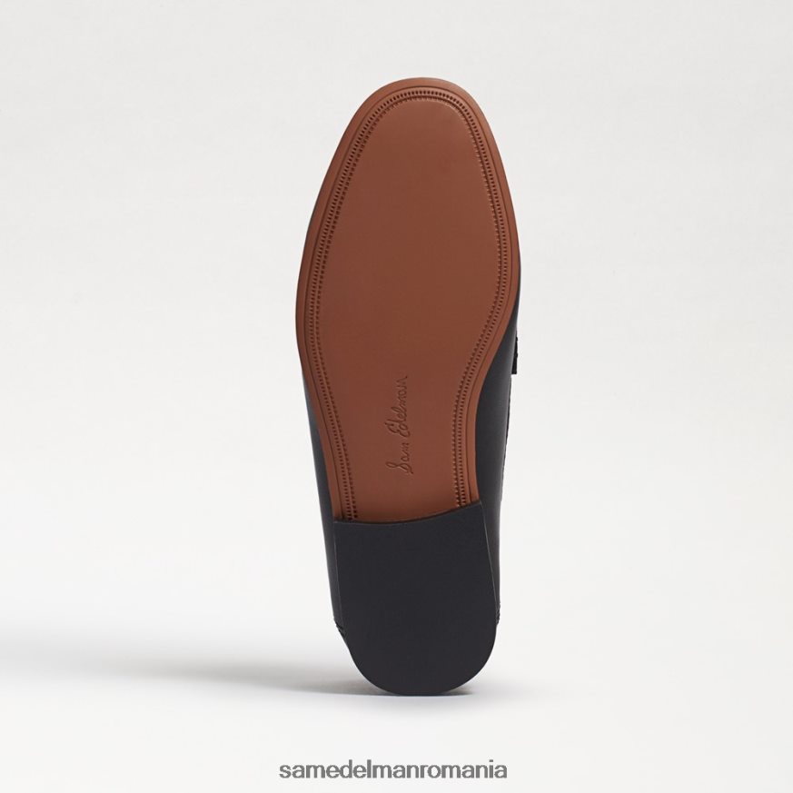 Sam Edelman încălţăminte piele neagra copii loraine bit loafer HN448Z901