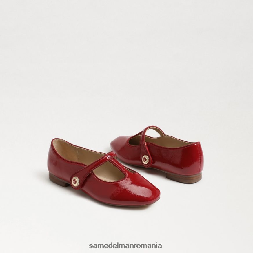 Sam Edelman încălţăminte roșu-închis copii melodie mary jane HN448Z1053