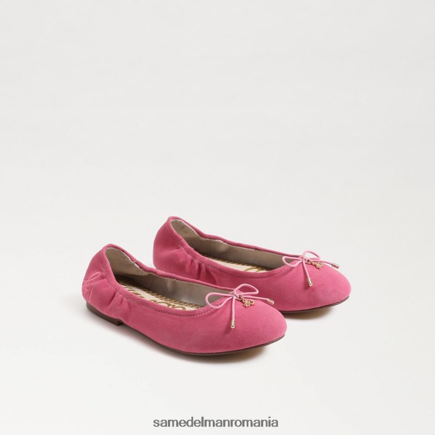 Sam Edelman încălţăminte roz azalea copii felicia balet flat HN448Z1001