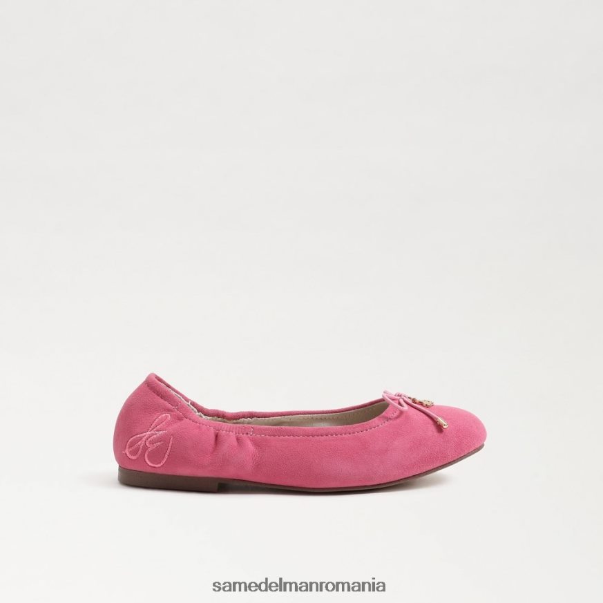 Sam Edelman încălţăminte roz azalea copii felicia balet flat HN448Z1001