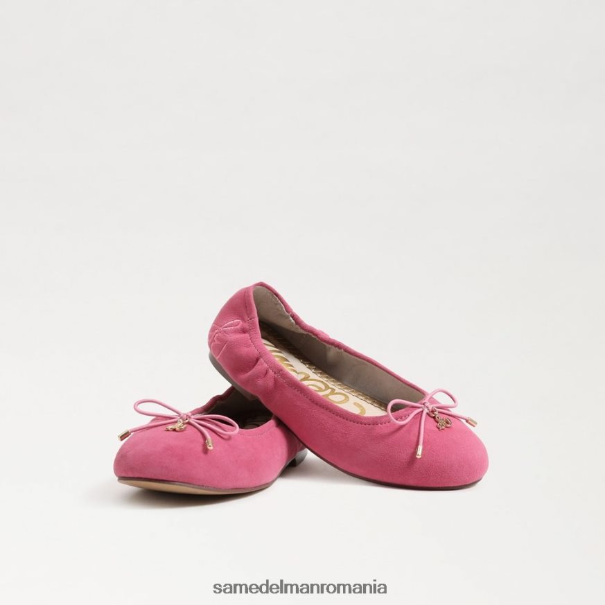 Sam Edelman încălţăminte roz azalea copii felicia balet flat HN448Z1001