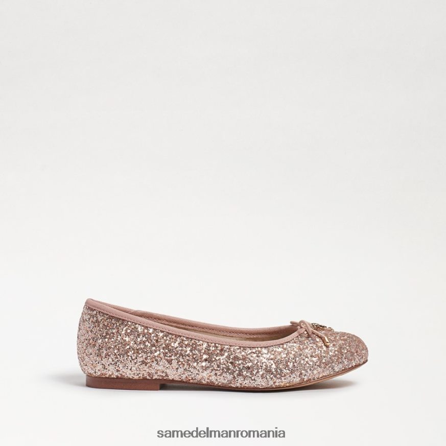 Sam Edelman încălţăminte sclipici de șampanie copii felicia balet flat HN448Z981