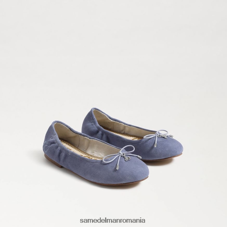 Sam Edelman încălţăminte violet prăfuit copii felicia balet flat HN448Z1002