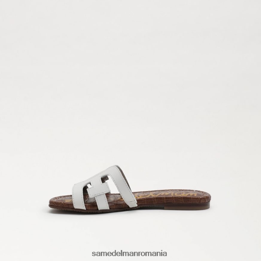 Sam Edelman încălţăminte alb strălucitor copii sandală de tip bay slide HN448Z890