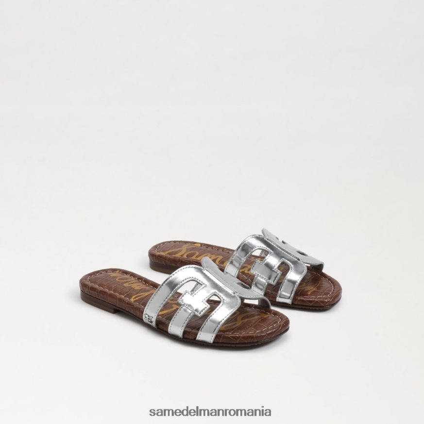 Sam Edelman încălţăminte argint moale copii sandală de tip bay slide HN448Z888