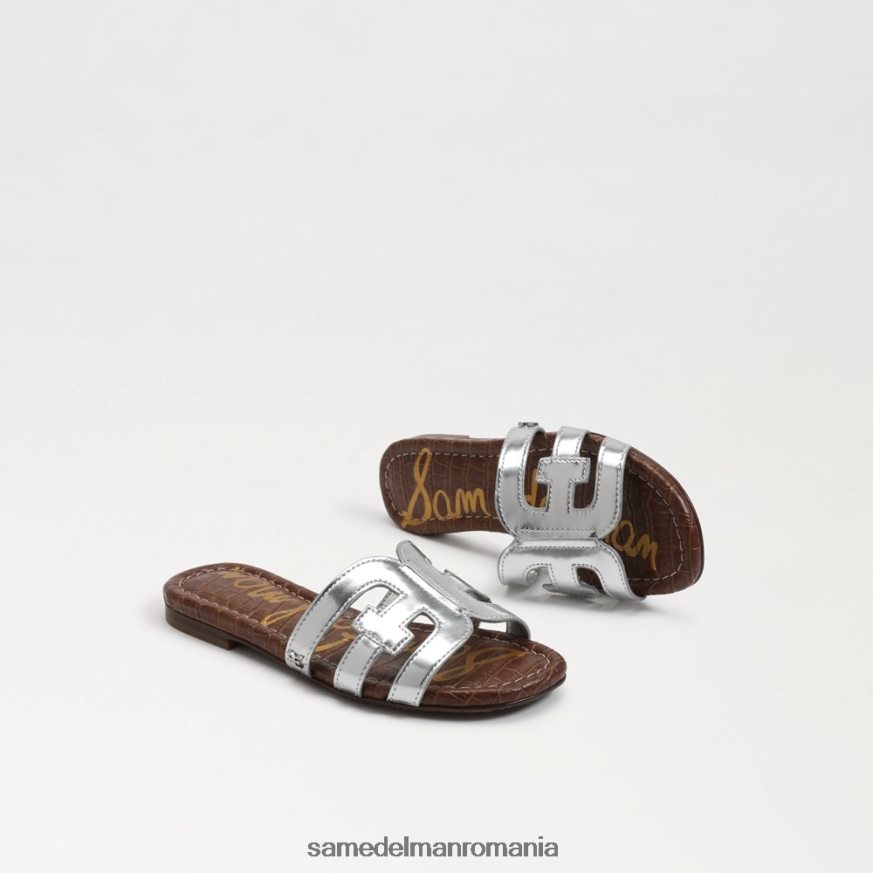 Sam Edelman încălţăminte argint moale copii sandală de tip bay slide HN448Z888