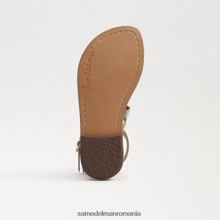 Sam Edelman încălţăminte aur chihlimbar copii sandală ginnie gladiator HN448Z1030