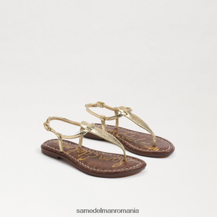 Sam Edelman încălţăminte aur chihlimbar copii sandale gigi tanga HN448Z959