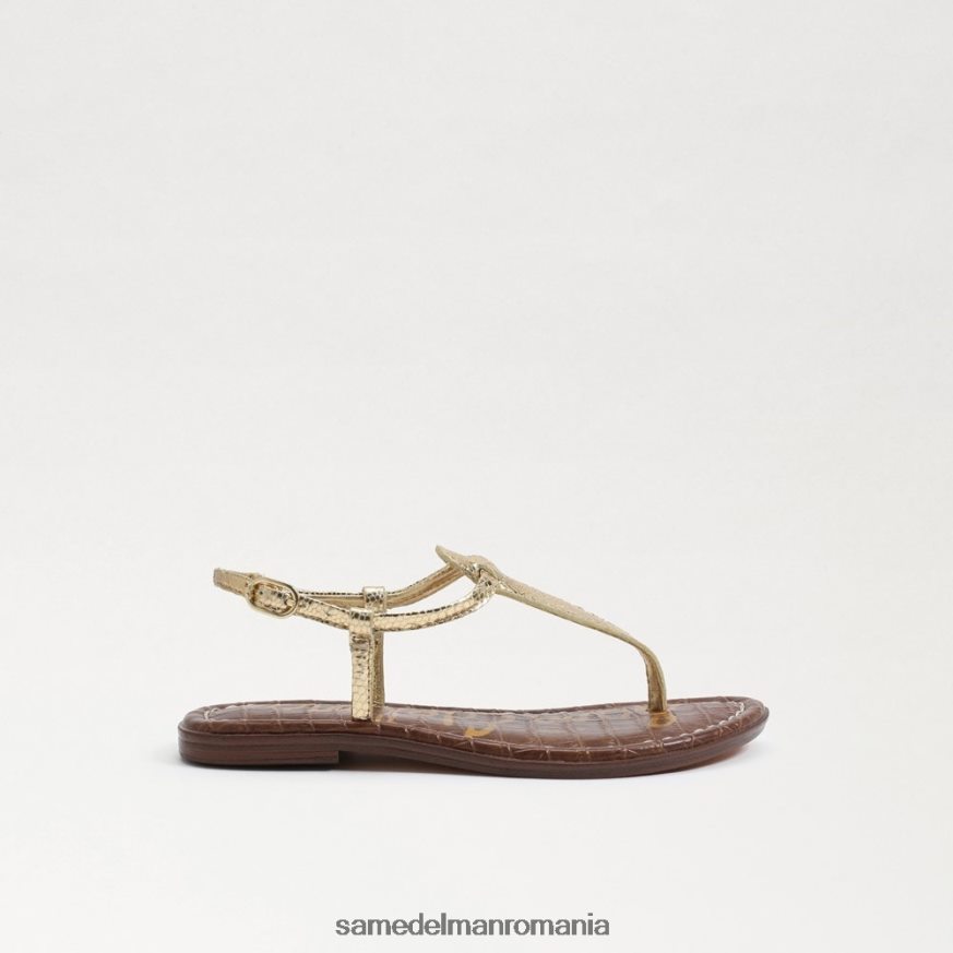 Sam Edelman încălţăminte aur chihlimbar copii sandale gigi tanga HN448Z959