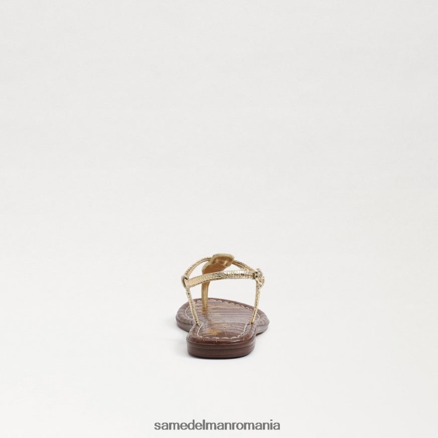 Sam Edelman încălţăminte aur chihlimbar copii sandale gigi tanga HN448Z959