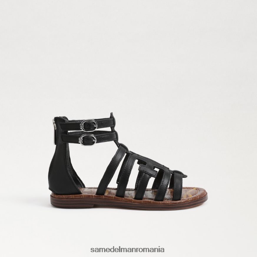 Sam Edelman încălţăminte negru copii sandală ginnie gladiator HN448Z1031