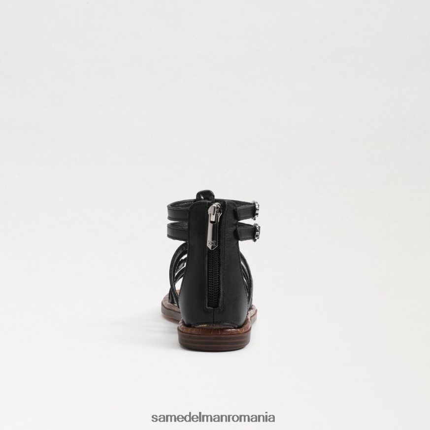 Sam Edelman încălţăminte negru copii sandală ginnie gladiator HN448Z1031
