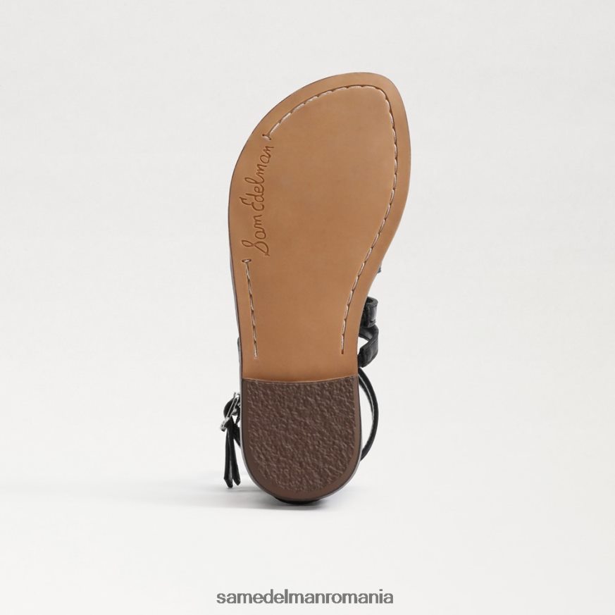 Sam Edelman încălţăminte negru copii sandală ginnie gladiator HN448Z1031