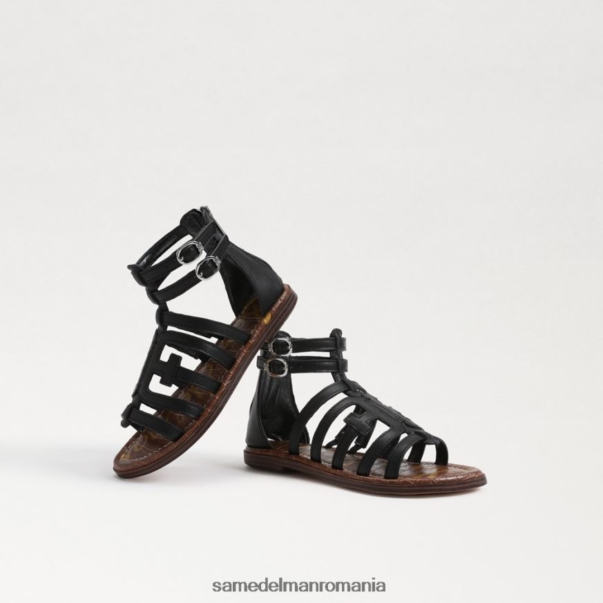 Sam Edelman încălţăminte negru copii sandală ginnie gladiator HN448Z1031