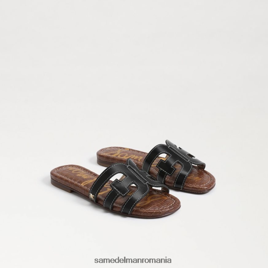 Sam Edelman încălţăminte piele neagra copii sandală de tip bay slide HN448Z891
