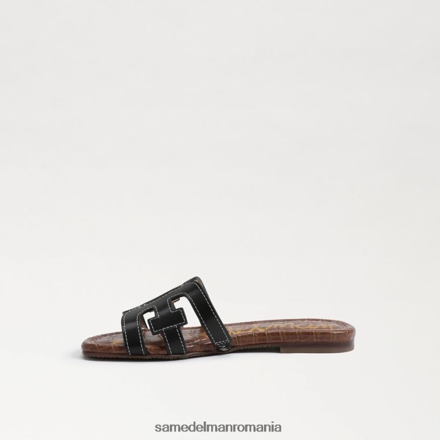 Sam Edelman încălţăminte piele neagra copii sandală de tip bay slide HN448Z891