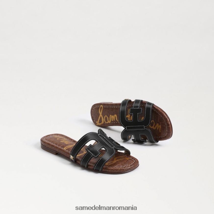Sam Edelman încălţăminte piele neagra copii sandală de tip bay slide HN448Z891