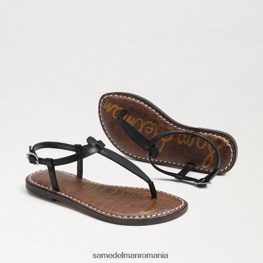 Sam Edelman încălţăminte piele neagra copii sandale gigi tanga HN448Z939