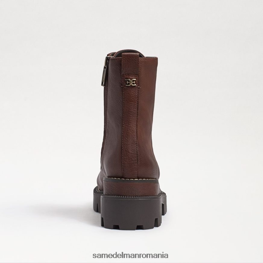 Sam Edelman încălţăminte maro inchis femei cizme de luptă cu platformă mansardă HN448Z627