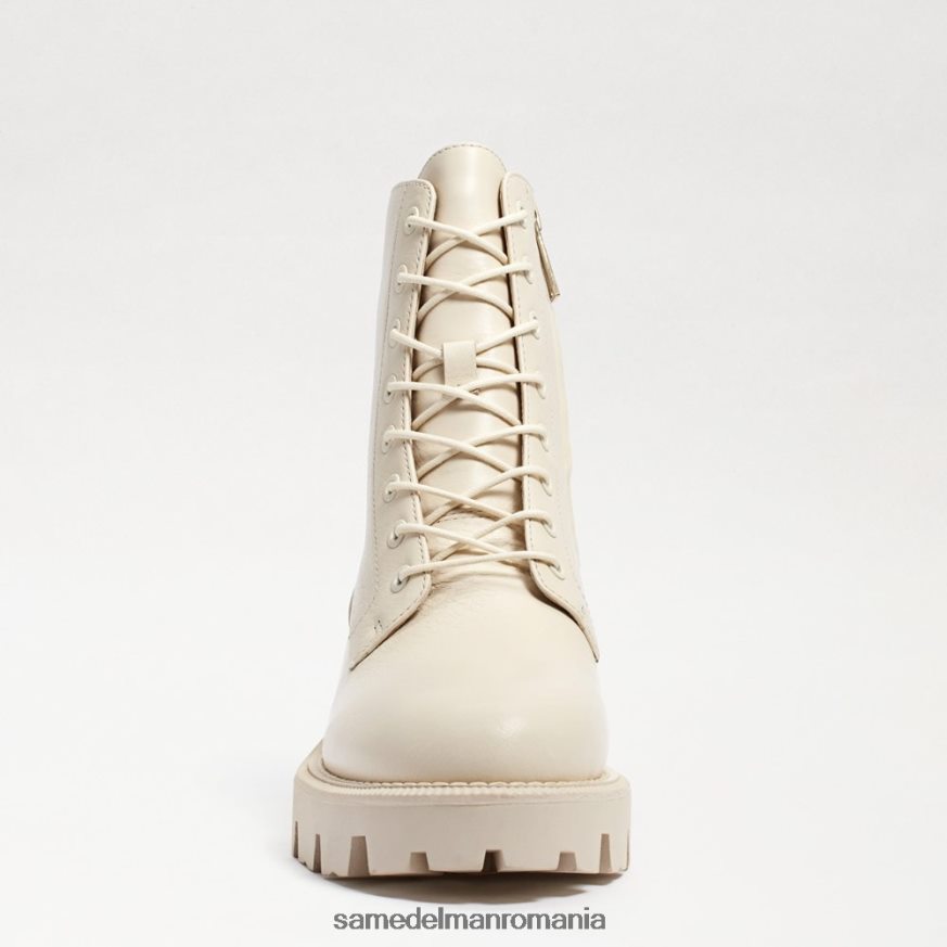 Sam Edelman încălţăminte piele de fildeș modernă femei cizme de luptă cu platformă mansardă HN448Z625