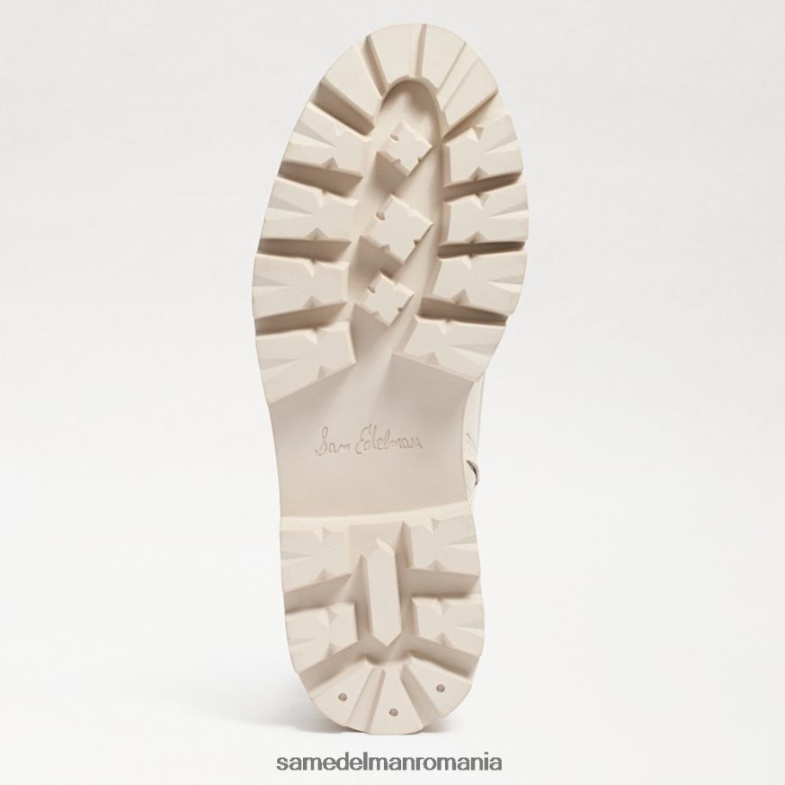 Sam Edelman încălţăminte piele de fildeș modernă femei cizme de luptă cu platformă mansardă HN448Z625