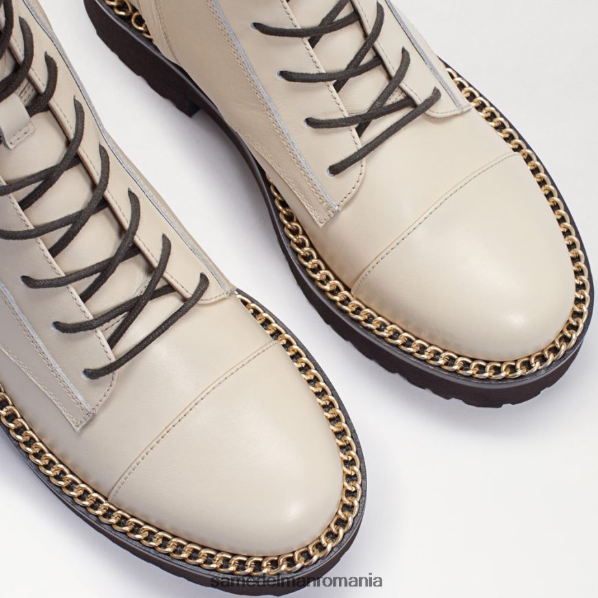 Sam Edelman încălţăminte piele de fildeș modernă femei cizme de luptă lenley HN448Z869