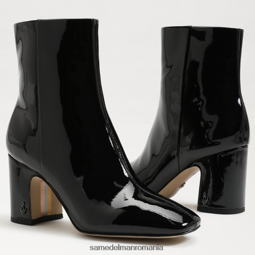 Sam Edelman încălţăminte brevet negru femei papuc de căprioară HN448Z787