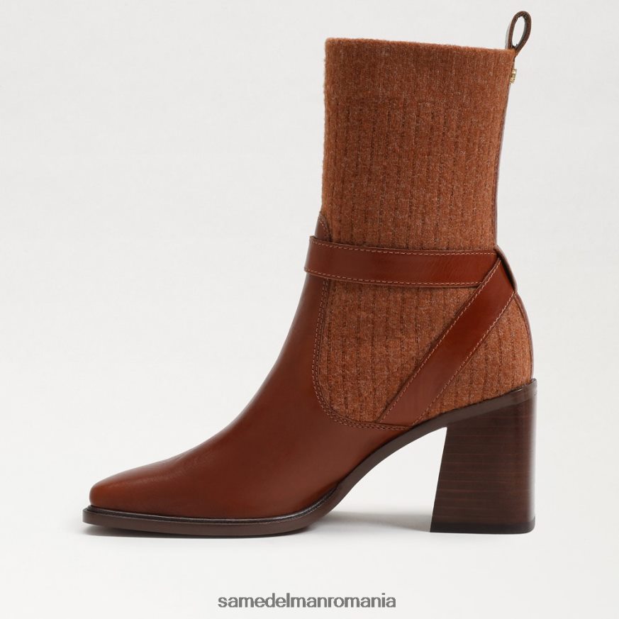 Sam Edelman încălţăminte brun ruginiu/cupru cald femei marci bootie HN448Z767