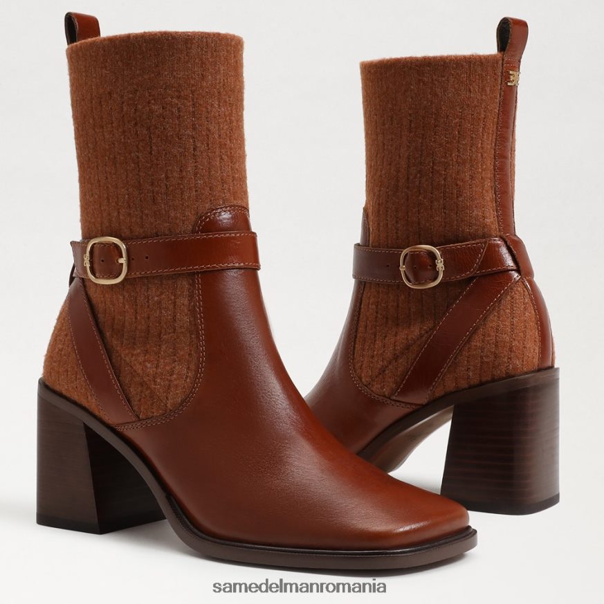 Sam Edelman încălţăminte brun ruginiu/cupru cald femei marci bootie HN448Z767