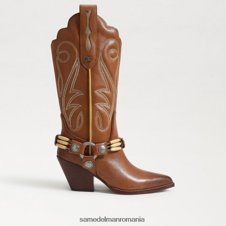Sam Edelman încălţăminte castan prajit femei Jackie western boot HN448Z835