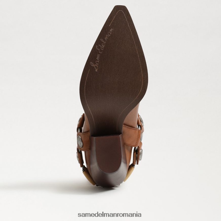 Sam Edelman încălţăminte castan prajit femei Jackie western boot HN448Z835