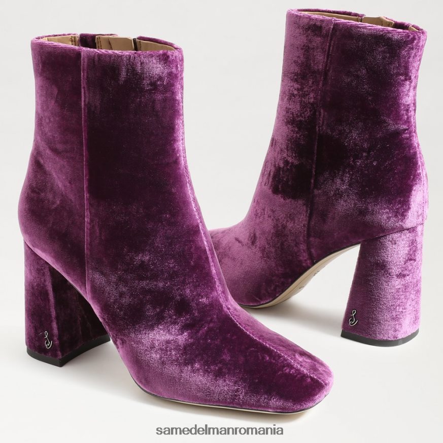 Sam Edelman încălţăminte catifea orhidee adâncă femei botine codie HN448Z448