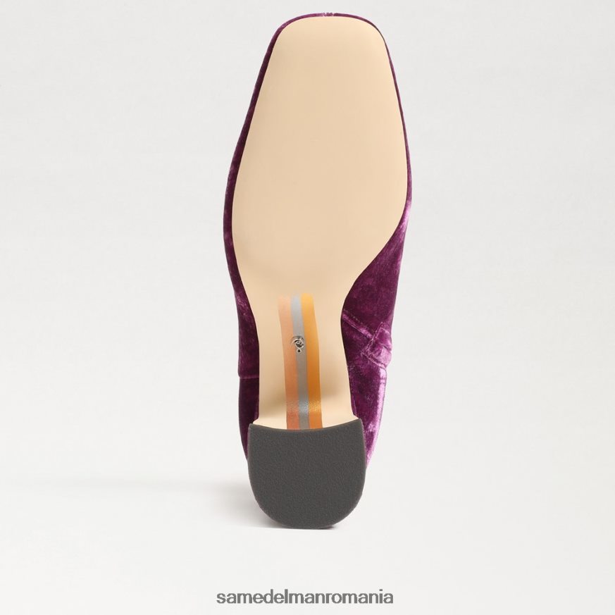 Sam Edelman încălţăminte catifea orhidee adâncă femei papuc de căprioară HN448Z782