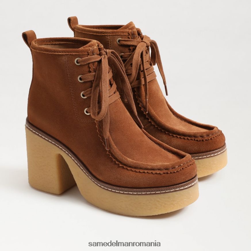 Sam Edelman încălţăminte maro de frontieră femei ghetuț cu șireturi Shaw HN448Z844