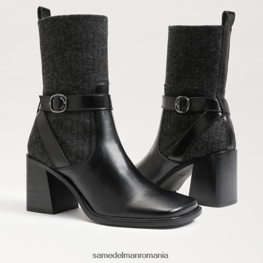 Sam Edelman încălţăminte negru/gri închis femei marci bootie HN448Z766