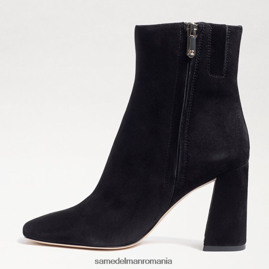 Sam Edelman încălţăminte piele intoarsa neagra femei botine codie HN448Z451