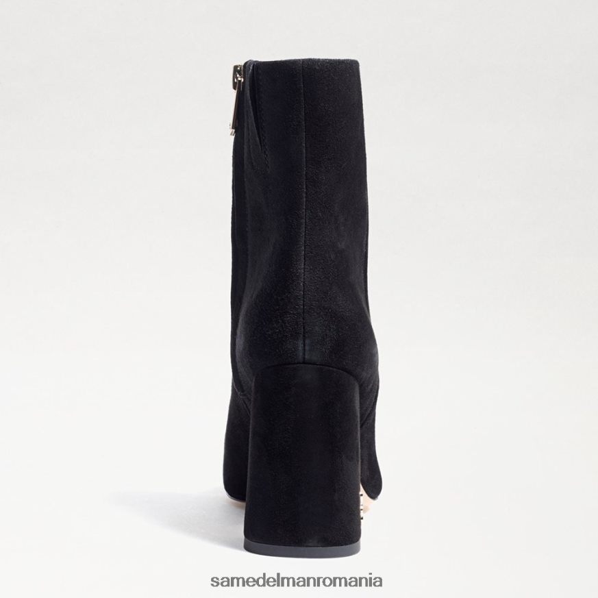 Sam Edelman încălţăminte piele intoarsa neagra femei botine codie HN448Z451