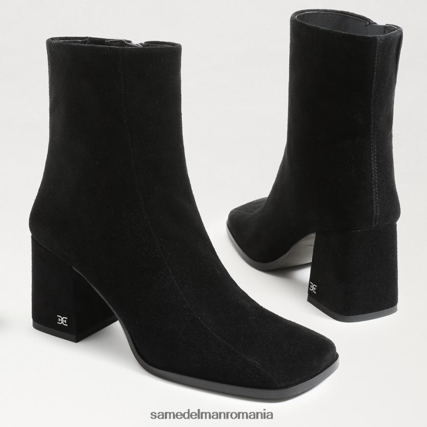 Sam Edelman încălţăminte piele intoarsa neagra femei cizmă mayla HN448Z828