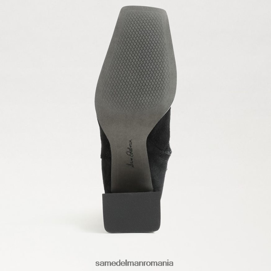 Sam Edelman încălţăminte piele intoarsa neagra femei papuc ivette HN448Z807