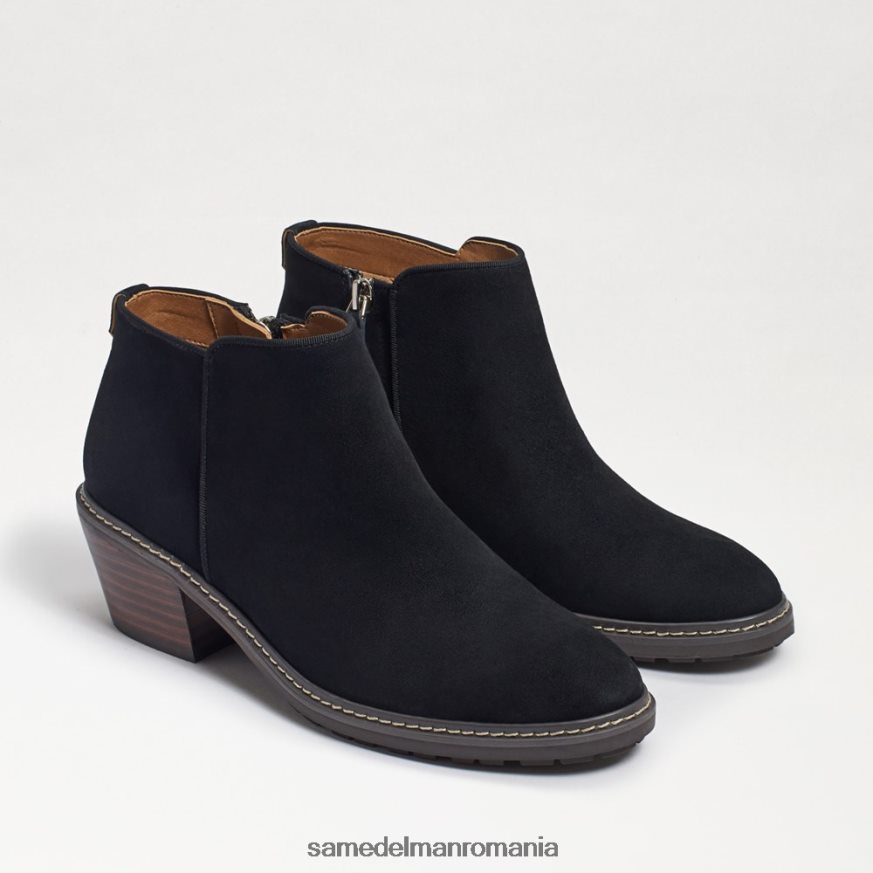 Sam Edelman încălţăminte piele intoarsa neagra femei papuc pryce HN448Z376