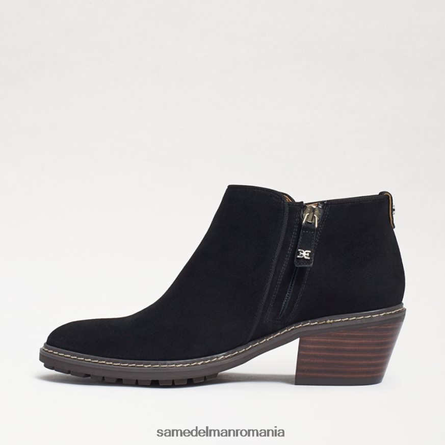 Sam Edelman încălţăminte piele intoarsa neagra femei papuc pryce HN448Z376