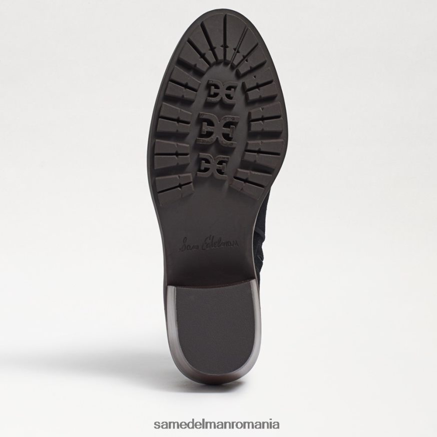 Sam Edelman încălţăminte piele intoarsa neagra femei papuc pryce HN448Z376