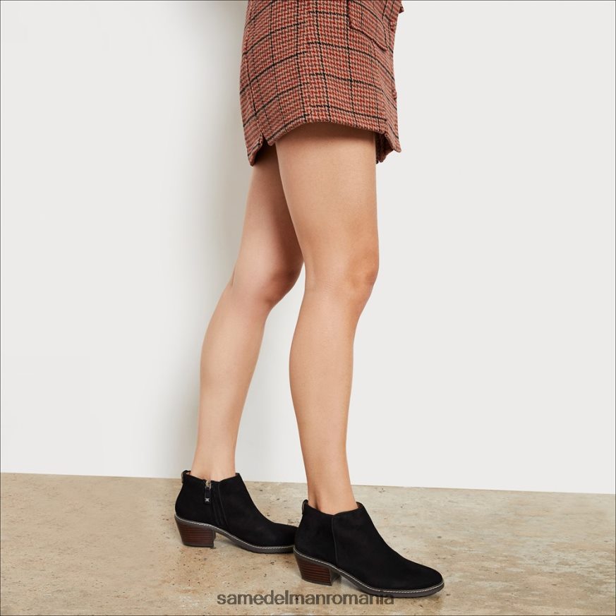 Sam Edelman încălţăminte piele intoarsa neagra femei papuc pryce HN448Z376