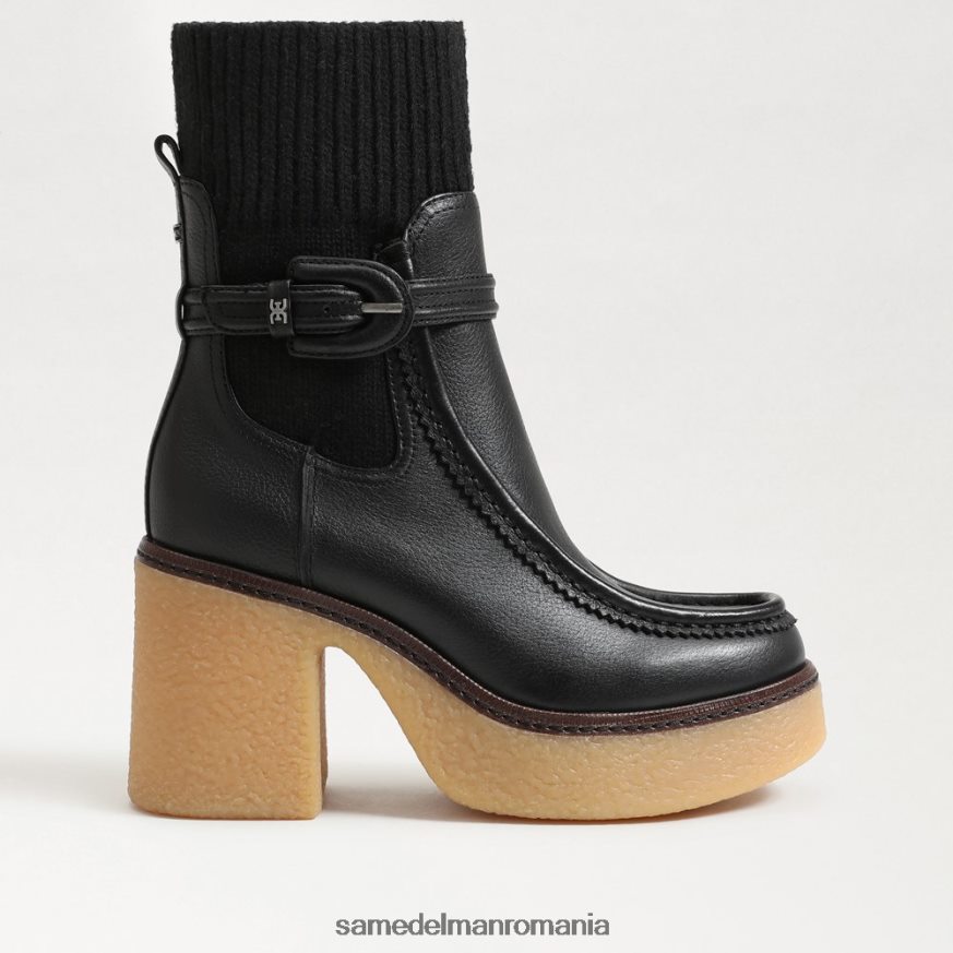 Sam Edelman încălţăminte piele neagra femei cizma Sidney HN448Z873