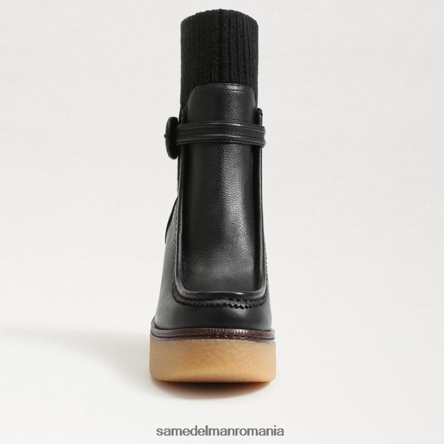 Sam Edelman încălţăminte piele neagra femei cizma Sidney HN448Z873