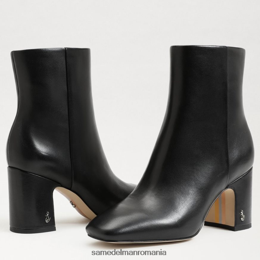 Sam Edelman încălţăminte piele neagra femei papuc de căprioară HN448Z784
