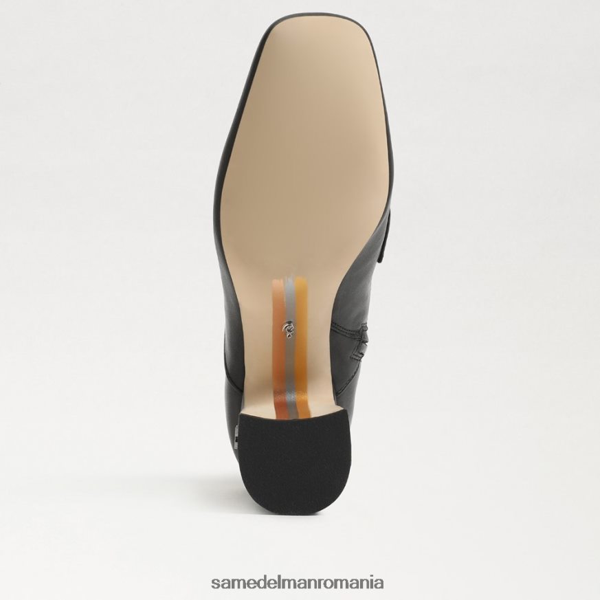 Sam Edelman încălţăminte piele neagra femei papuci fenna HN448Z853