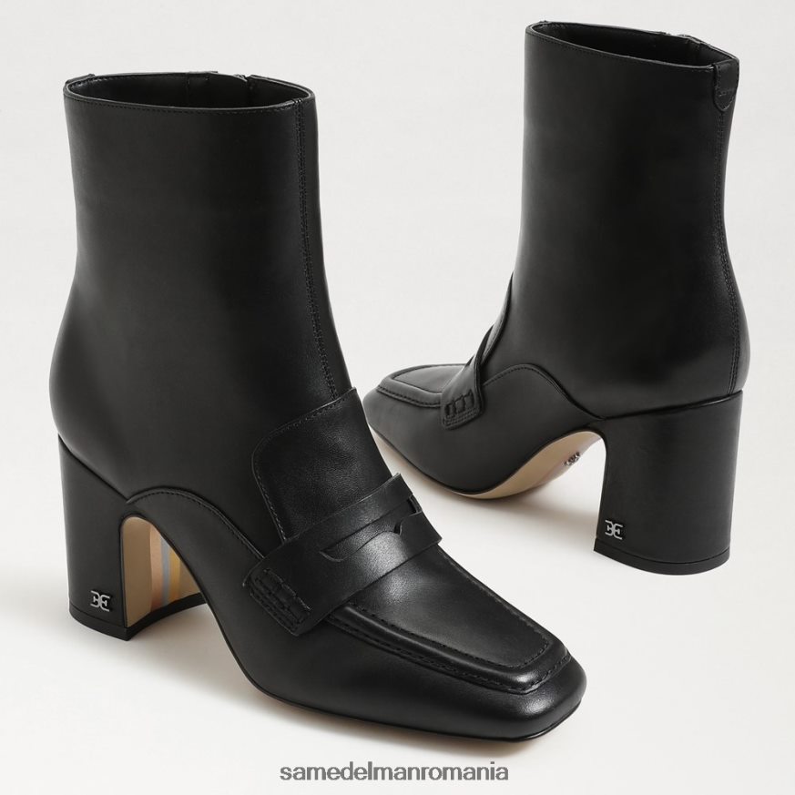 Sam Edelman încălţăminte piele neagra femei papuci fenna HN448Z853