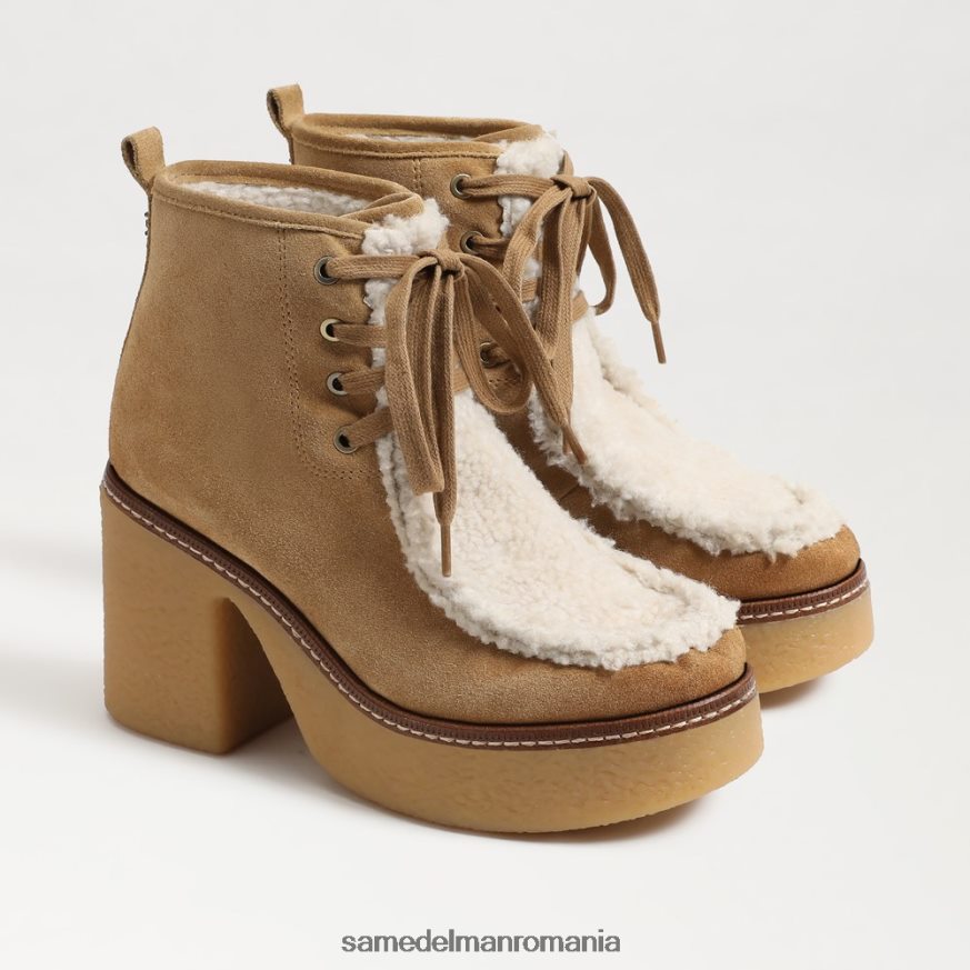 Sam Edelman încălţăminte sand sont/natural mist femei ghetuț cu șireturi Shaw HN448Z845