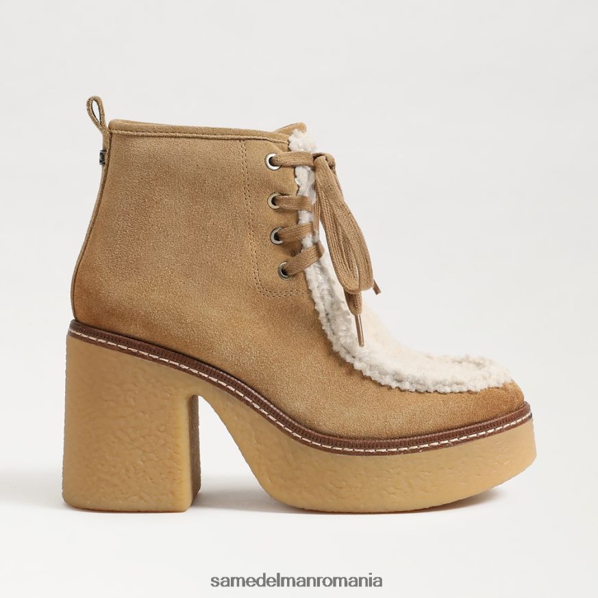Sam Edelman încălţăminte sand sont/natural mist femei ghetuț cu șireturi Shaw HN448Z845